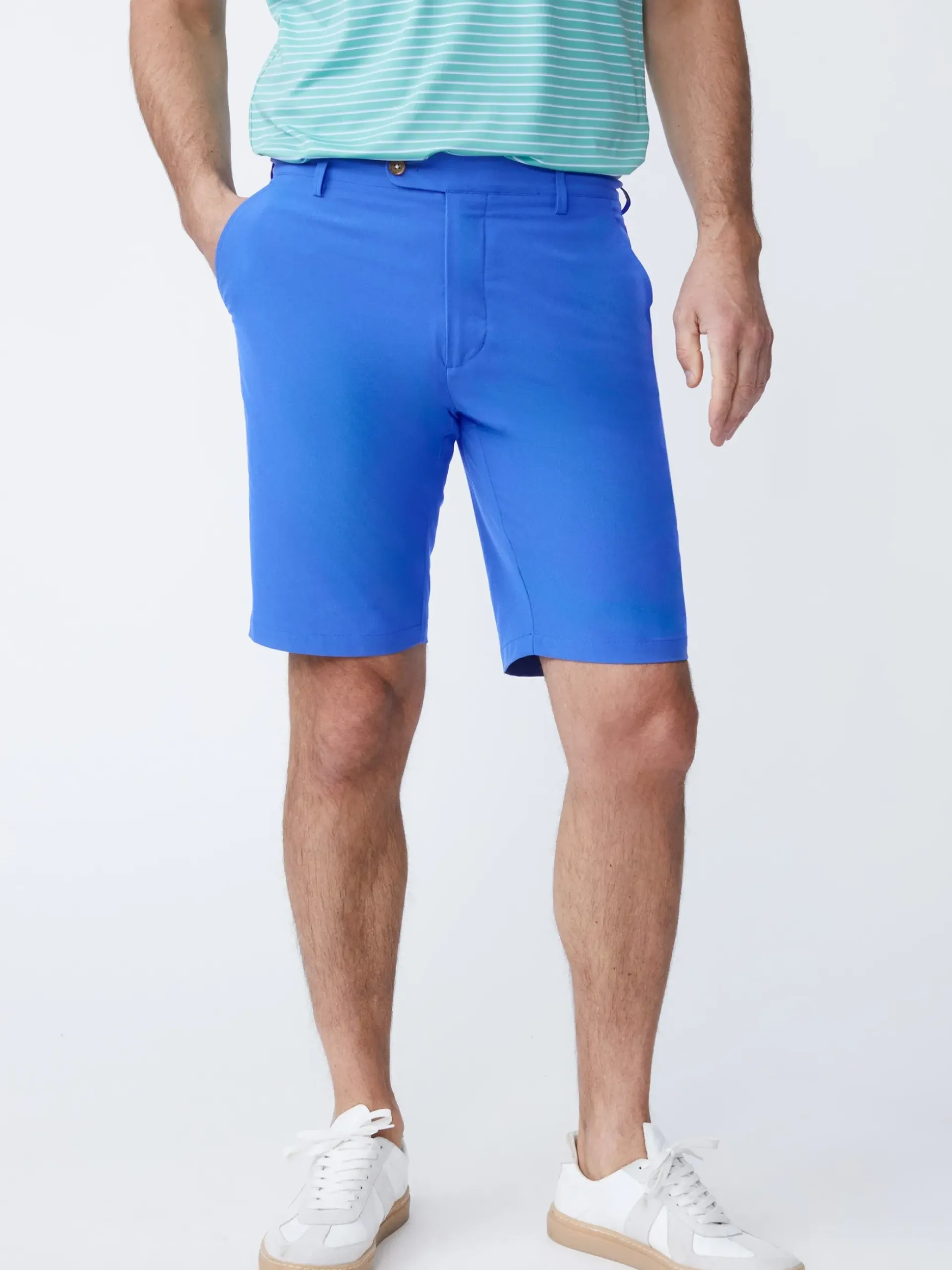 J.McLaughlin Silas 10" Performance Shorts Blue Best