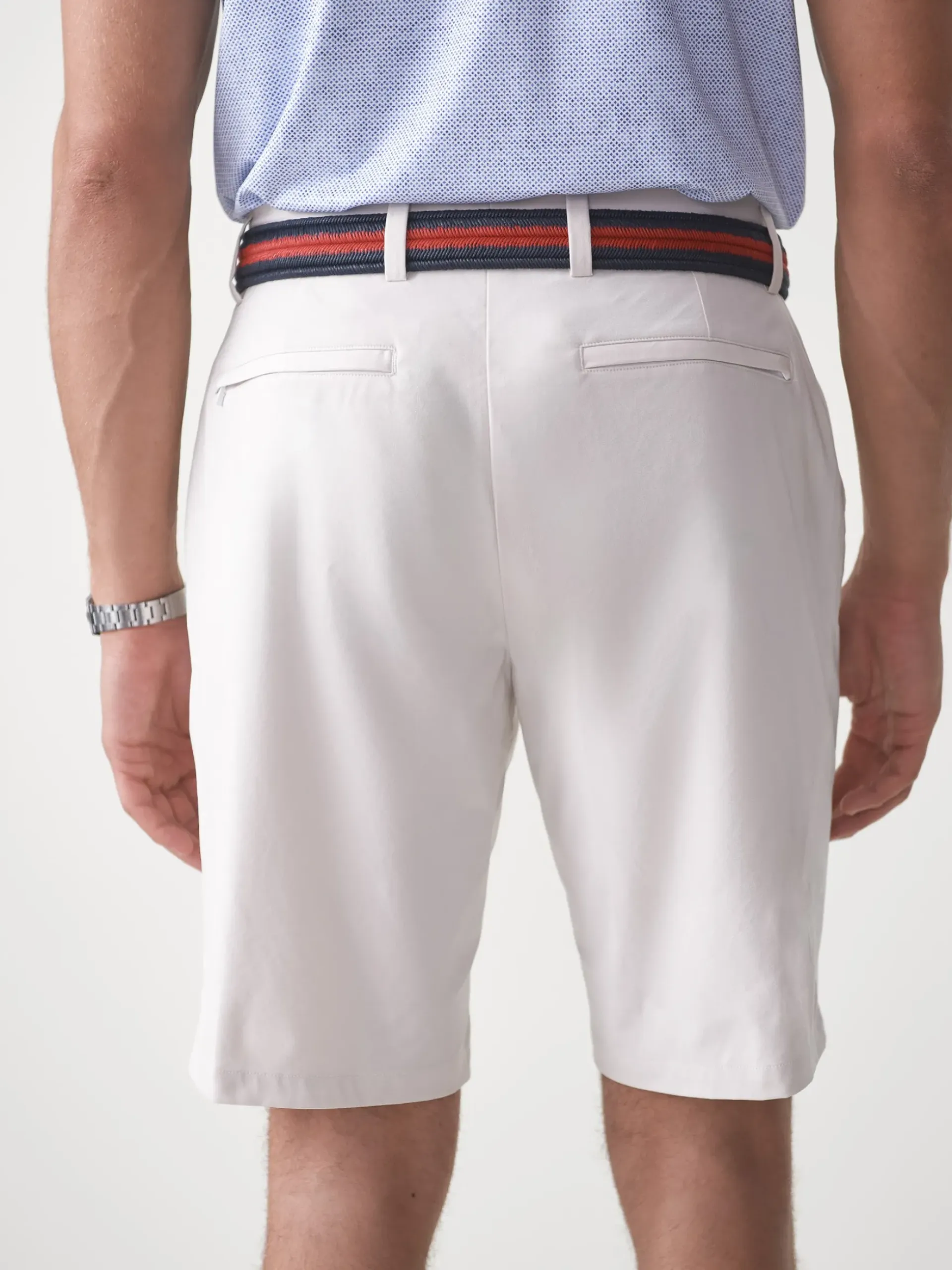 J.McLaughlin Silas 10" Performance Shorts Stone Fashion