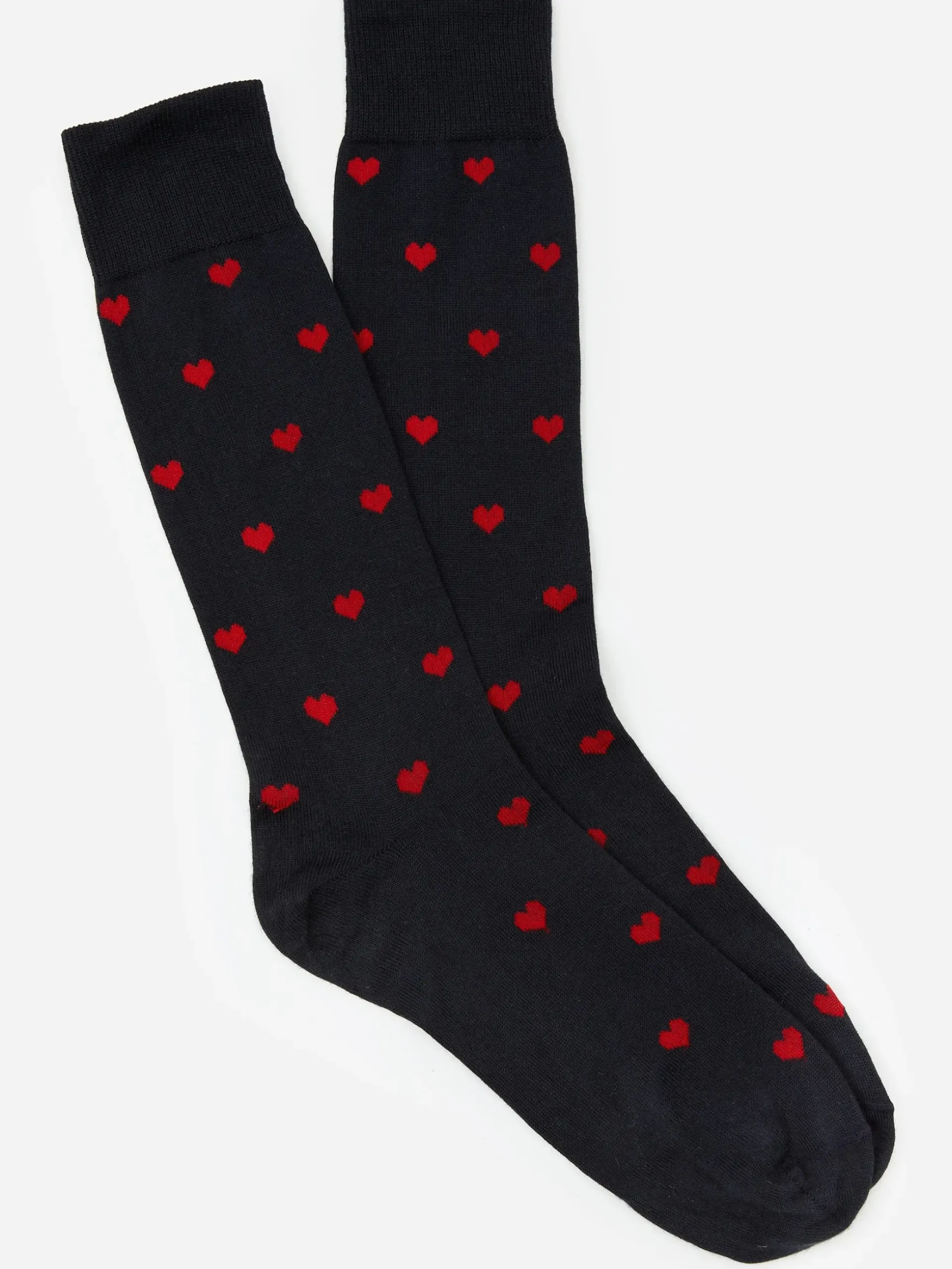 J.McLaughlin Socks in Heart Navy/Red Outlet