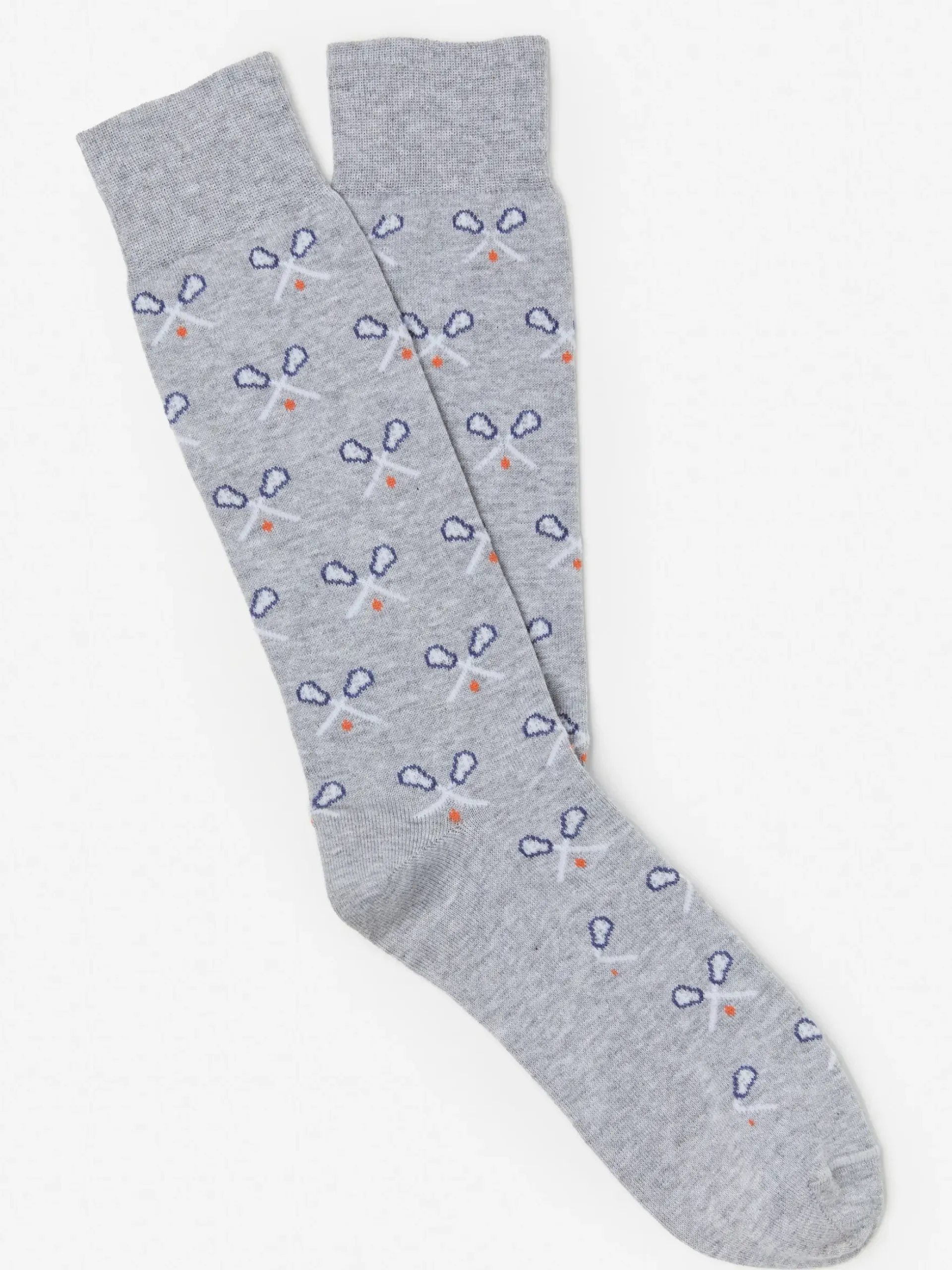 J.McLaughlin Socks in Lacrosse Sticks LightHeatherGray Online