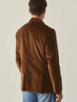 J.McLaughlin Suffolk Corduroy Sport Coat Tan Fashion