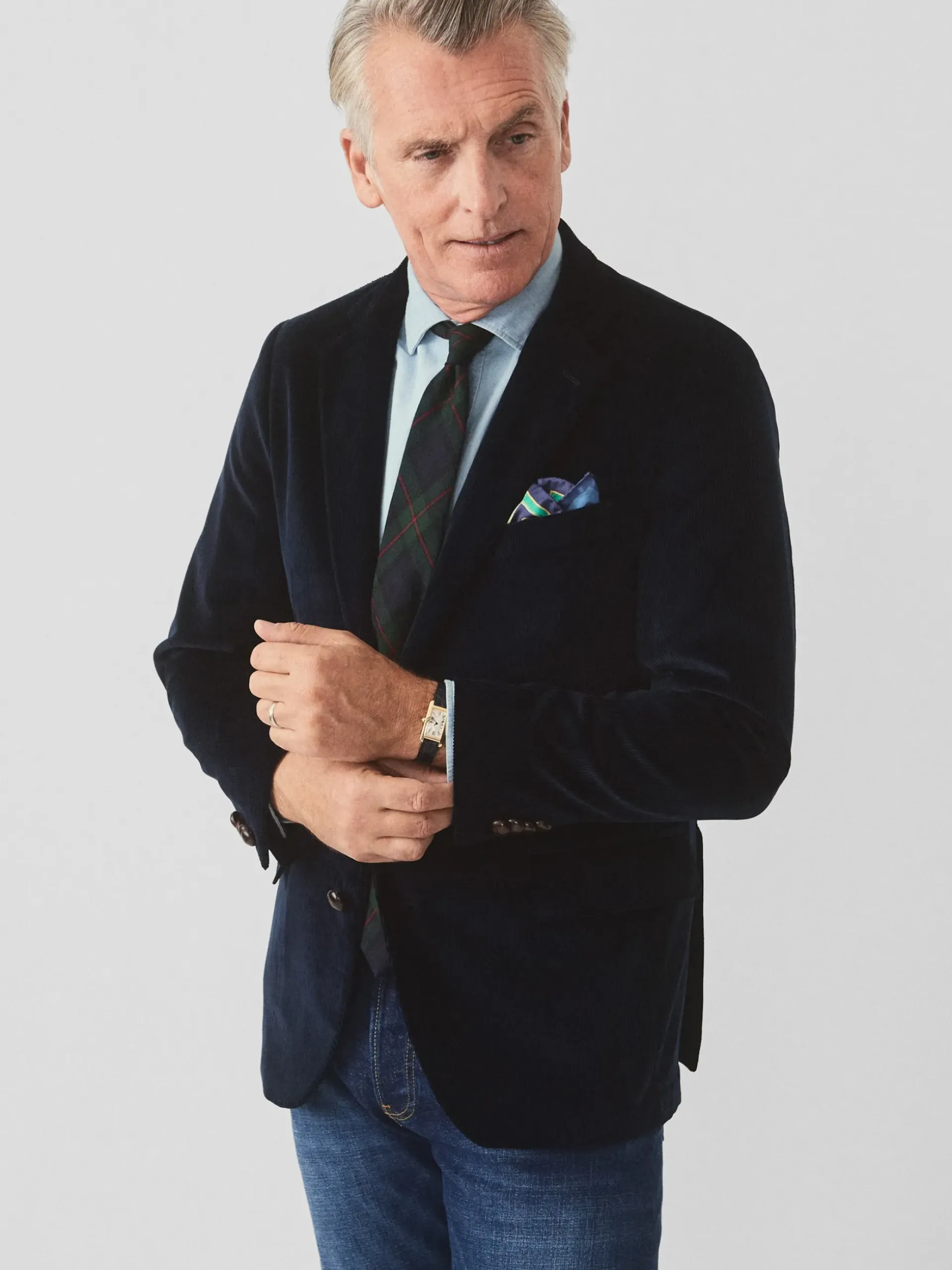 J.McLaughlin Suffolk Corduroy Sport Coat DarkNavy Hot