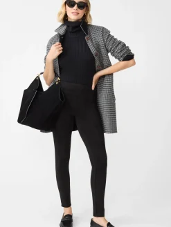 J.McLaughlin Suri Faux Suede Leggings Black Outlet
