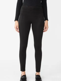 J.McLaughlin Suri Faux Suede Leggings Black Outlet