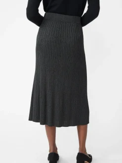 J.McLaughlin Sutton Metallic Skirt Black/Metallic Clearance