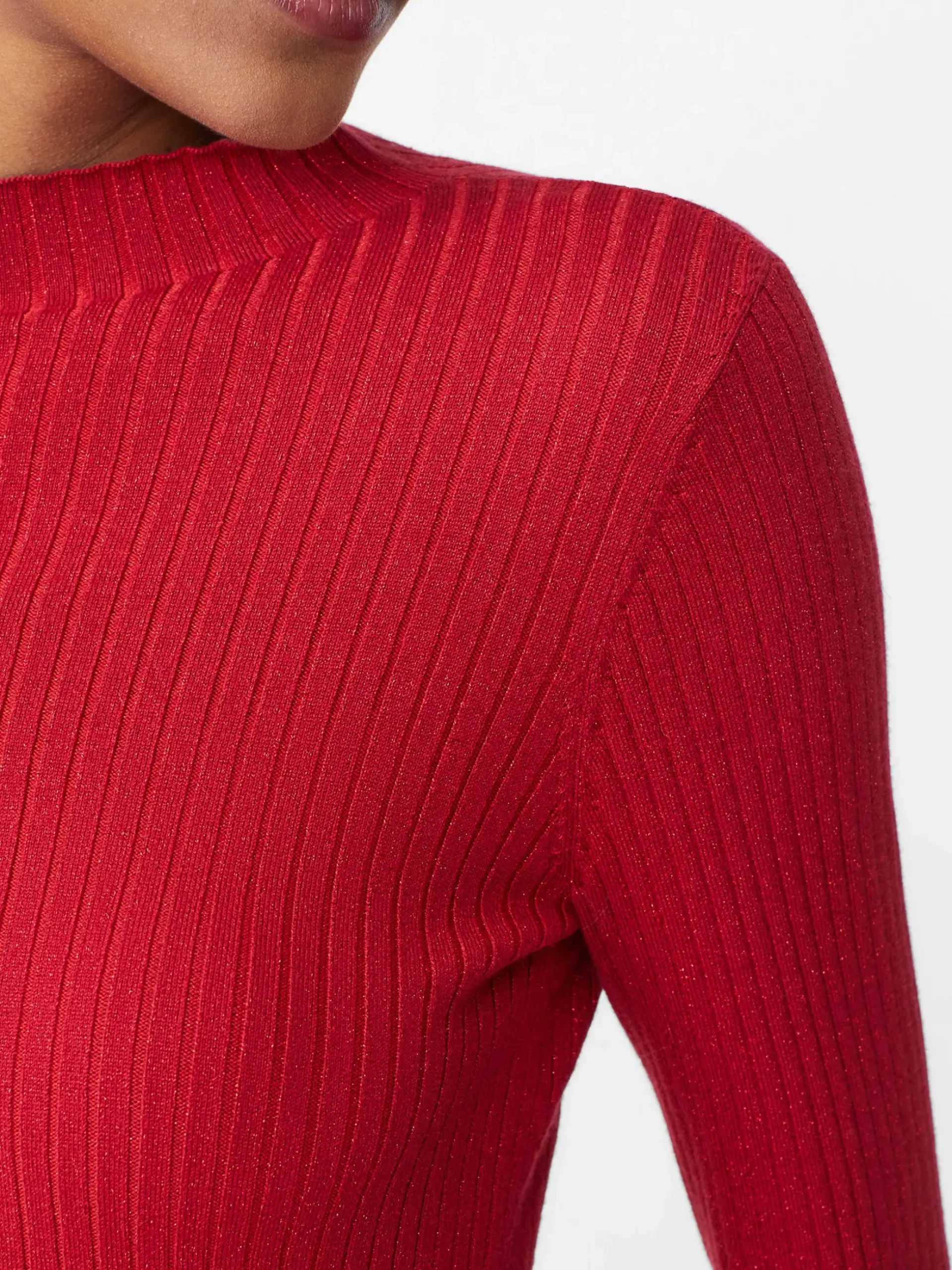 J.McLaughlin Sylvana Metallic Sweater Rouge Online