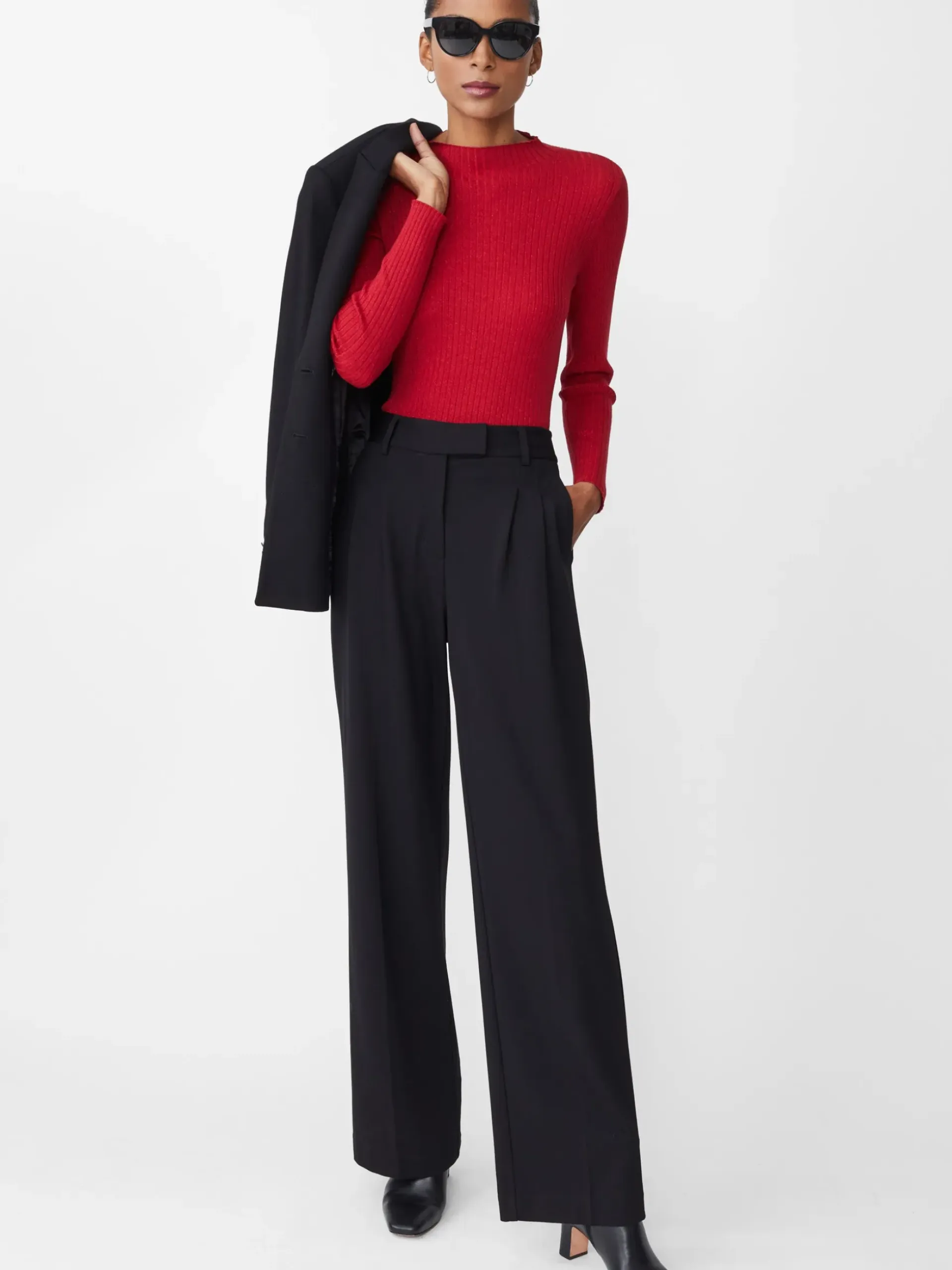 J.McLaughlin Sylvana Metallic Sweater Rouge Online
