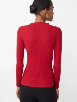 J.McLaughlin Sylvana Metallic Sweater Rouge Online