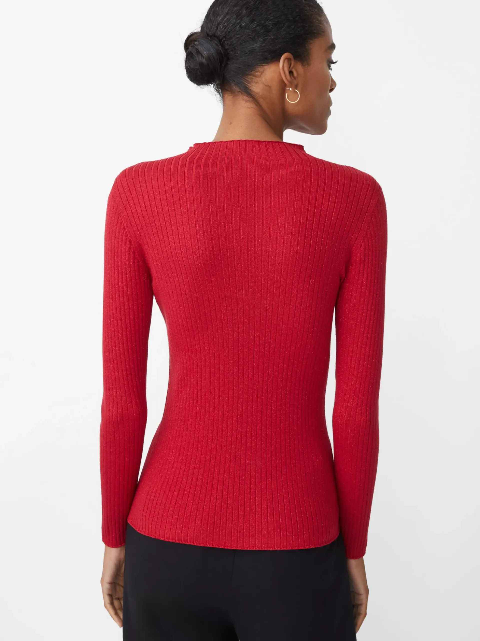 J.McLaughlin Sylvana Metallic Sweater Rouge Online
