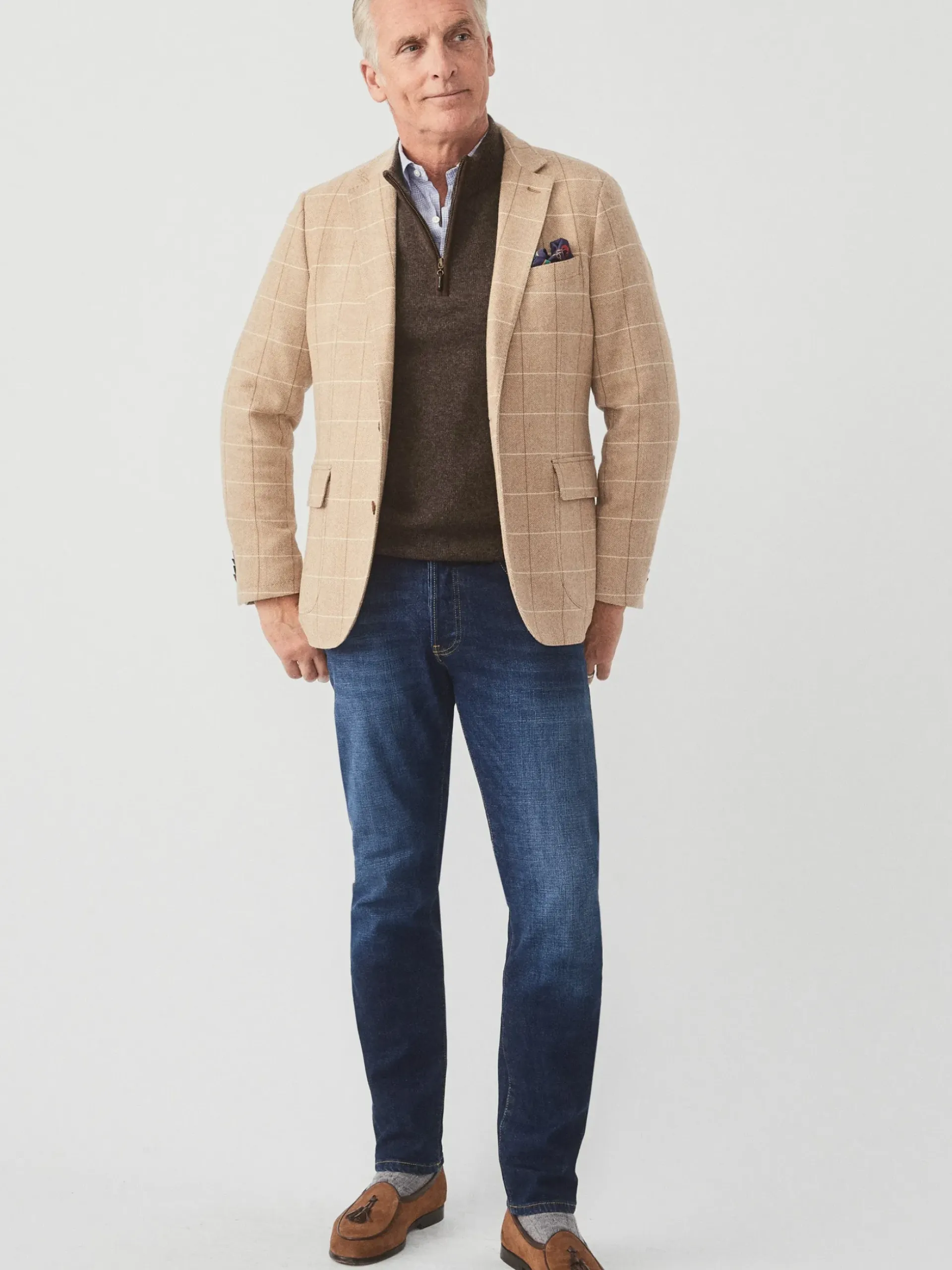 J.McLaughlin Tate Cashmere Sweater DappleGray Online