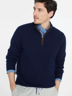 J.McLaughlin Tate Cashmere Sweater ClassicNavy Best