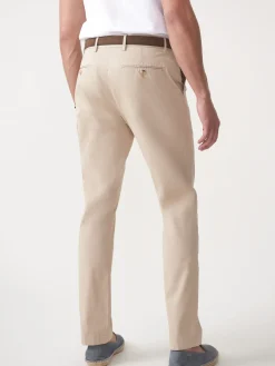 J.McLaughlin Taylor Straight-Fit Chino in Italian Twill Khaki Sale