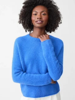 J.McLaughlin Tenley Alpaca Blend Sweater FrenchBlue Fashion