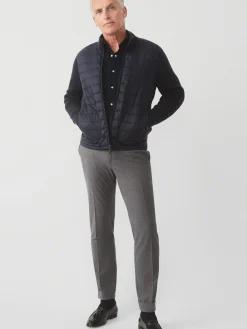 J.McLaughlin Torino Zip Up Navy Sale