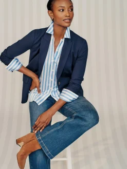 J.McLaughlin Triana Blazer WinterNavy Discount