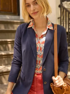 J.McLaughlin Triana Blazer WinterNavy Discount