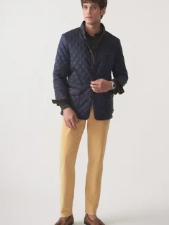 J.McLaughlin Upland Quilted Jacket Navy New