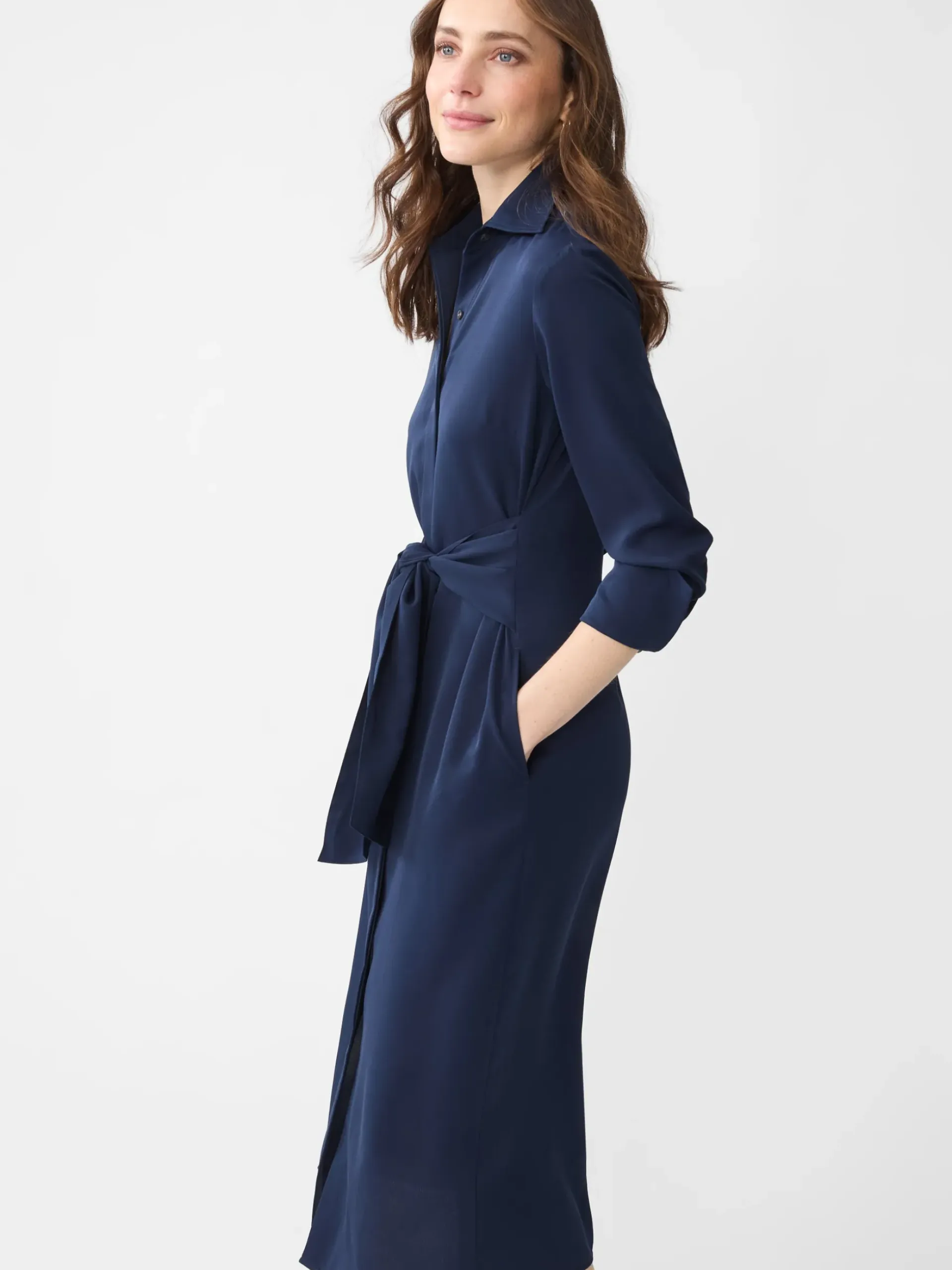 J.McLaughlin Valera Dress Navy New