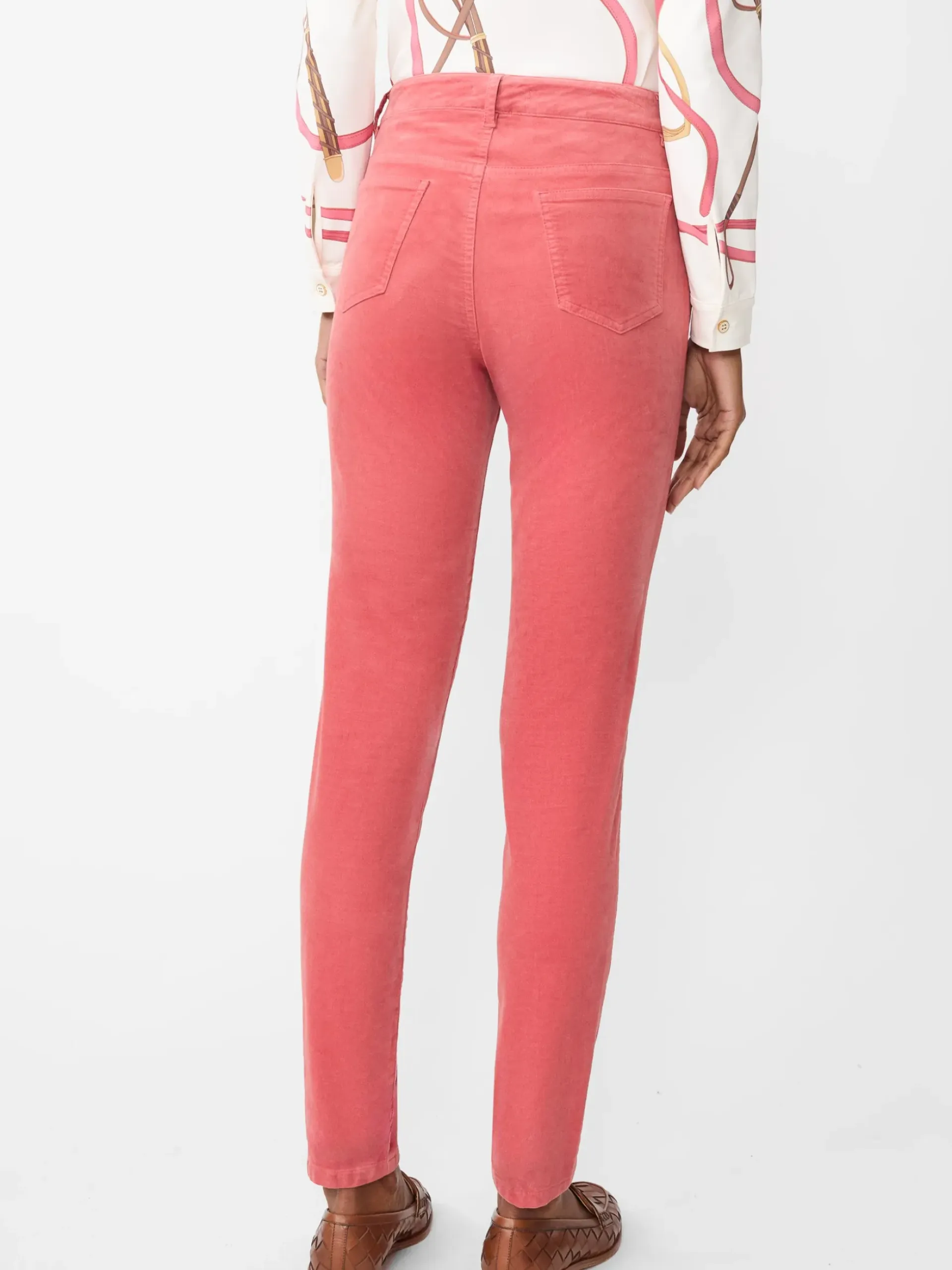 J.McLaughlin Watson Velvet Jeans TeaRose Discount
