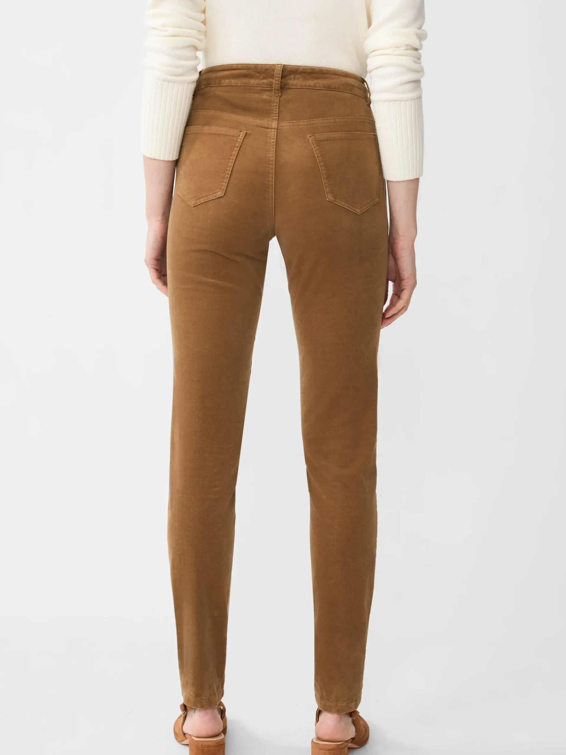 J.McLaughlin Watson Velvet Jeans Camel Hot