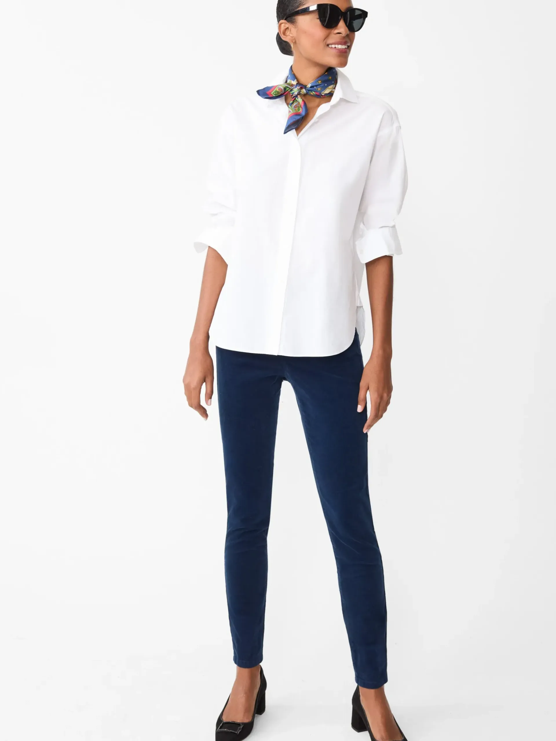 J.McLaughlin Watson Velvet Jeans DeepSapphire Fashion