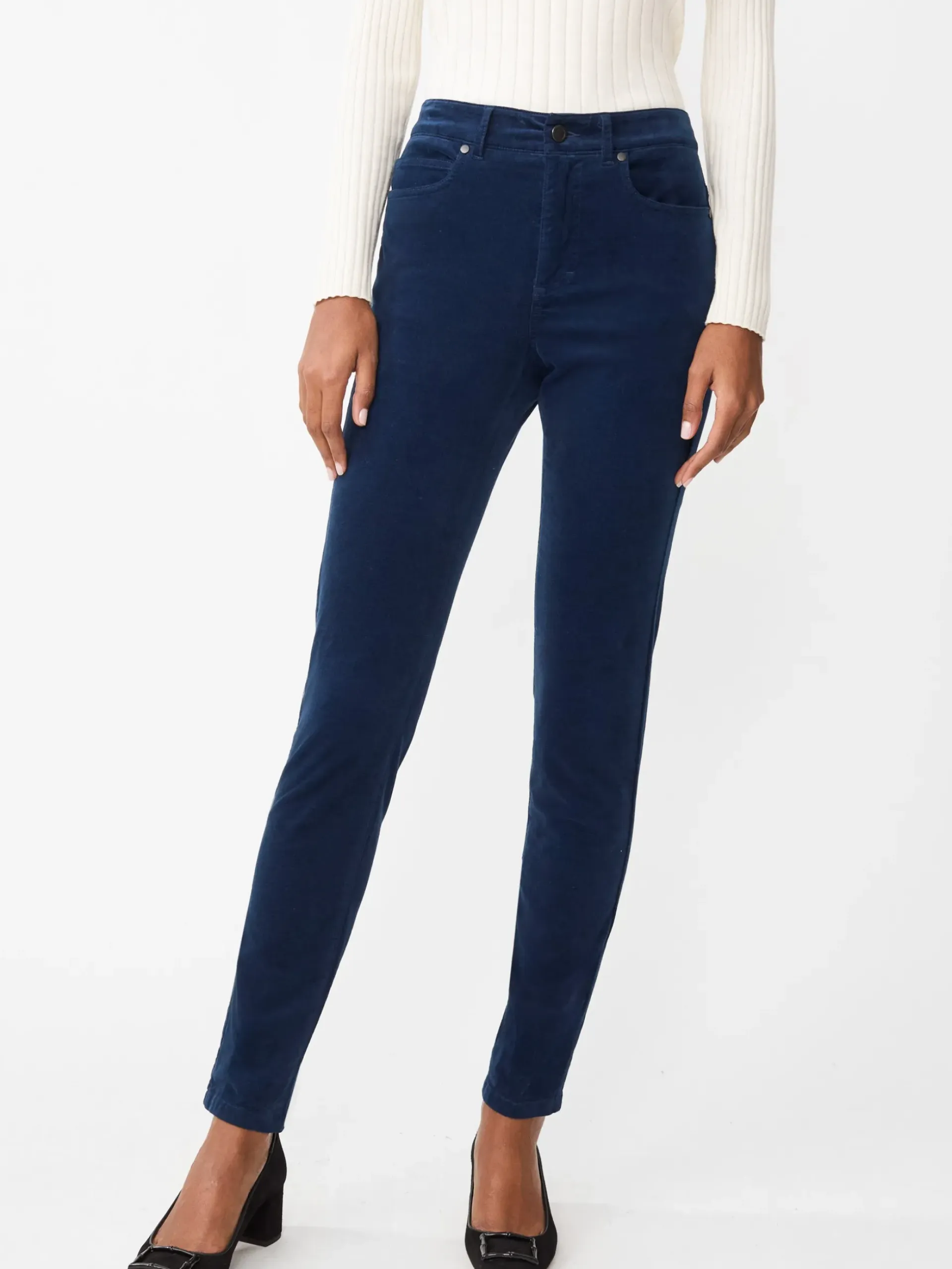 J.McLaughlin Watson Velvet Jeans DeepSapphire Fashion