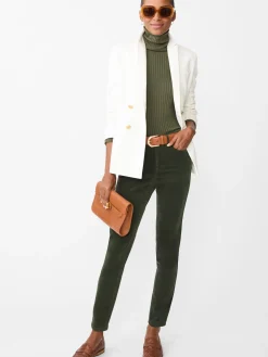 J.McLaughlin Watson Velvet Jeans DarkForest Clearance