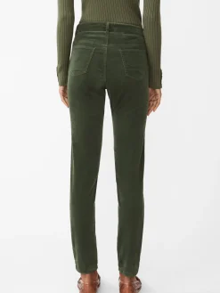 J.McLaughlin Watson Velvet Jeans DarkForest Clearance