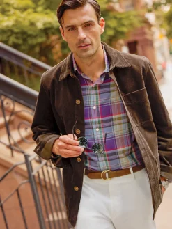 J.McLaughlin Weekender Corduroy Jacket Brown Best