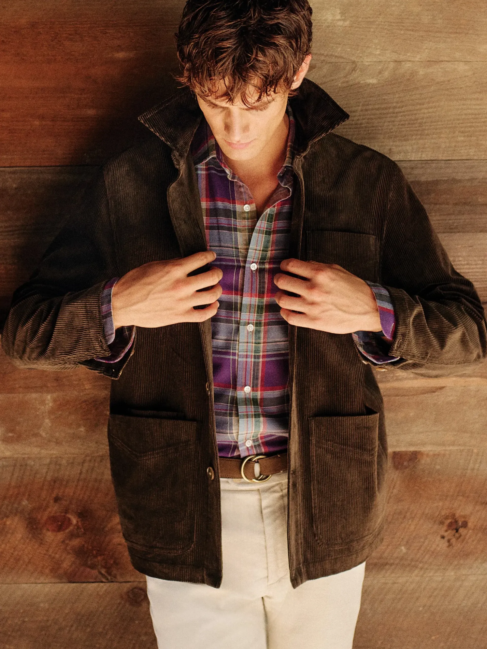 J.McLaughlin Weekender Corduroy Jacket Brown Best