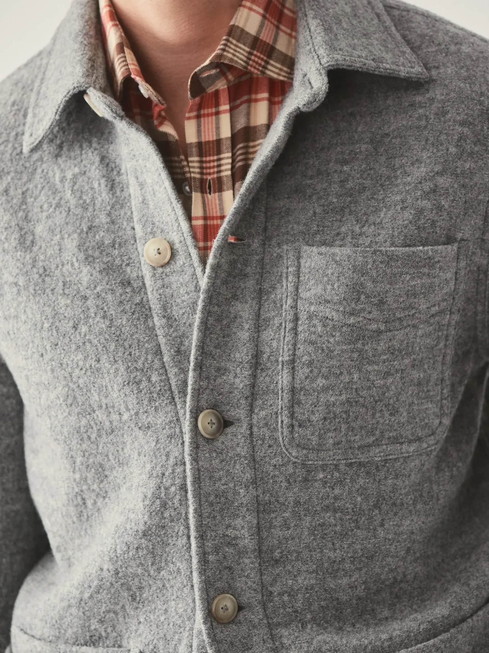 J.McLaughlin Weekender Jacket LightGray Fashion