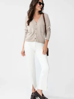 J.McLaughlin Willa Cashmere Cardigan Taupe Best