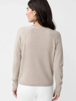 J.McLaughlin Willa Cashmere Cardigan Taupe Best