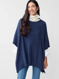 J.McLaughlin Yolanda Cashmere Poncho Denim Discount