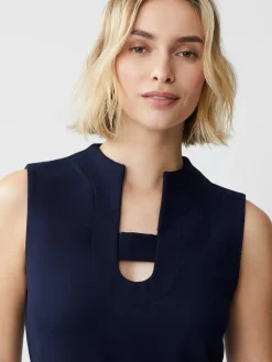 J.McLaughlin Zanna Dress WinterNavy Outlet